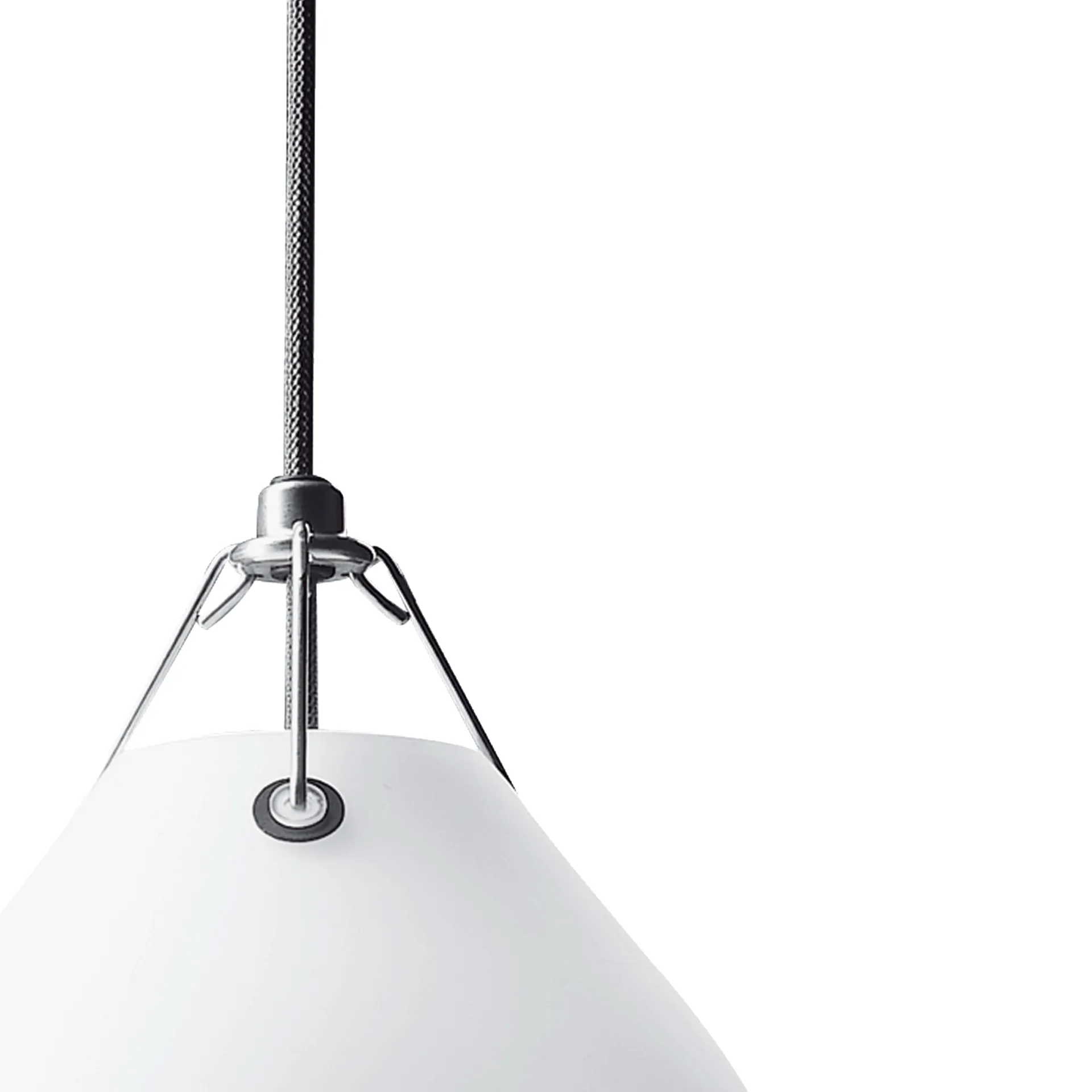 Moser pendel Ø25 cm, Matt vit Louis Poulsen