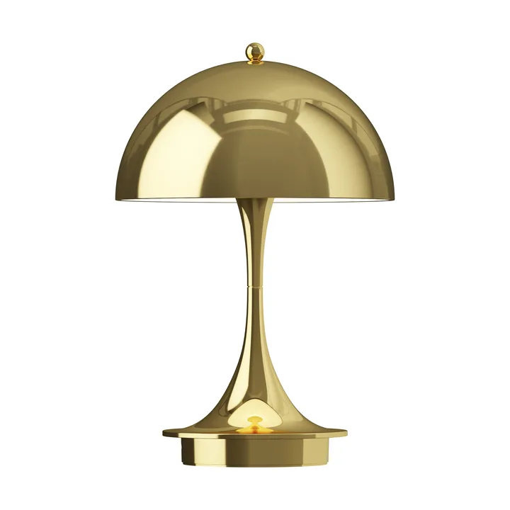 Panthella 160 Portable v3 bordslampa - Brass metallised - Louis Poulsen