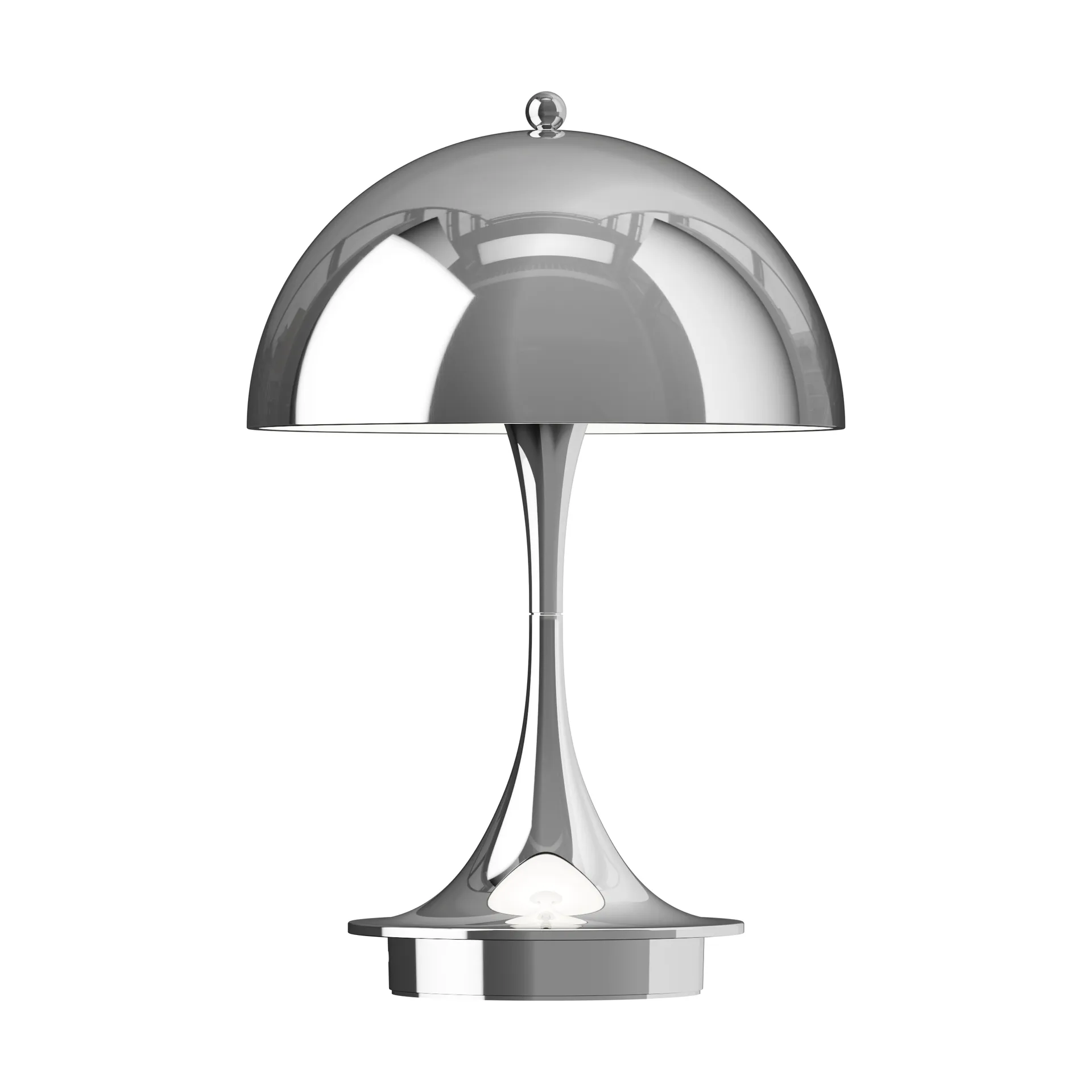 Panthella 160 Portable v3 bordslampa, Krom Louis Poulsen