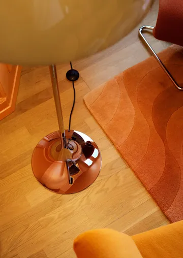 Panthella 500 golvlampa - Original opal brown - Louis Poulsen
