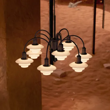 PH 1/1 Chandelier Centenary Edition ljuskrona - Brass-dusty terracotta, 9 armar - Louis Poulsen