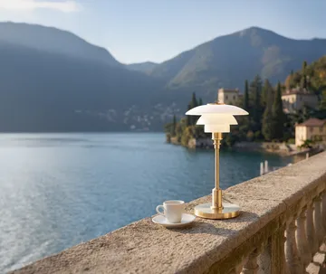 PH 1/1 portabel bordslampa - Mässingpläterad - Louis Poulsen