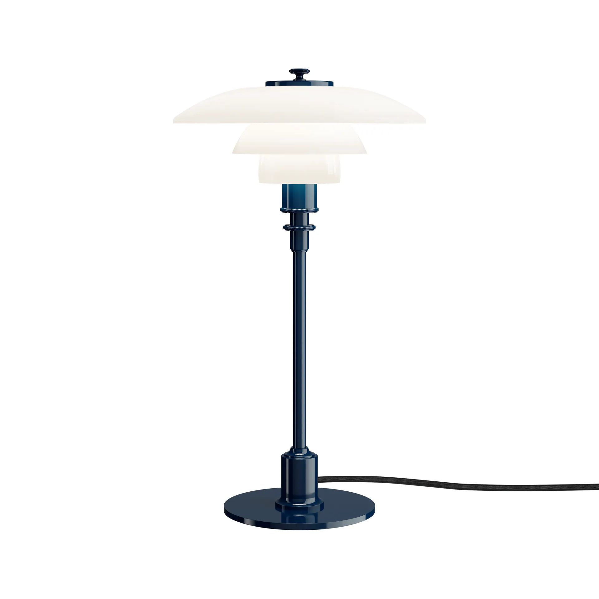 PH 2/1 bordslampa, Glossy deep blue Louis Poulsen