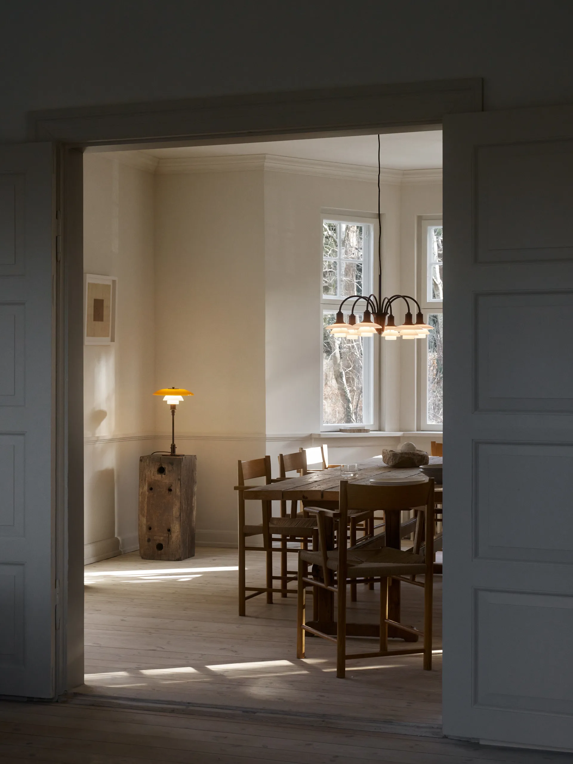 PH 3/2 bordslampa Centenary Edition, Amber-opal white Louis Poulsen