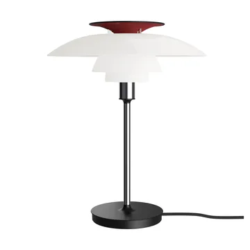 PH 80 bordslampa - Vit opal, krompläterad - Louis Poulsen