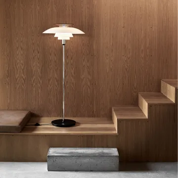 PH 80 golvlampa - Vit, vit opal akryl - Louis Poulsen