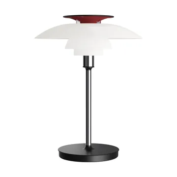 PH 80 portabel bordslampa - Vit opal, krompläterad - Louis Poulsen