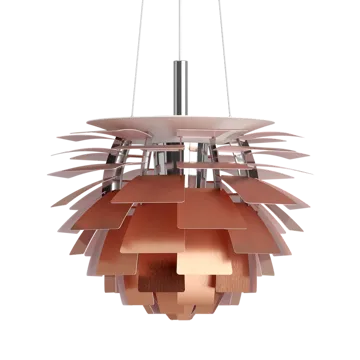 PH Artichoke Kotte pendel E27 5,5 m sladd - Koppar, Ø72 cm - Louis Poulsen