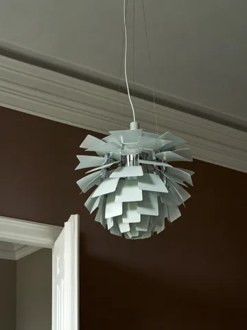 PH Artichoke pendel Ø48 cm - Dusty green-high lustre chrome plated - Louis Poulsen