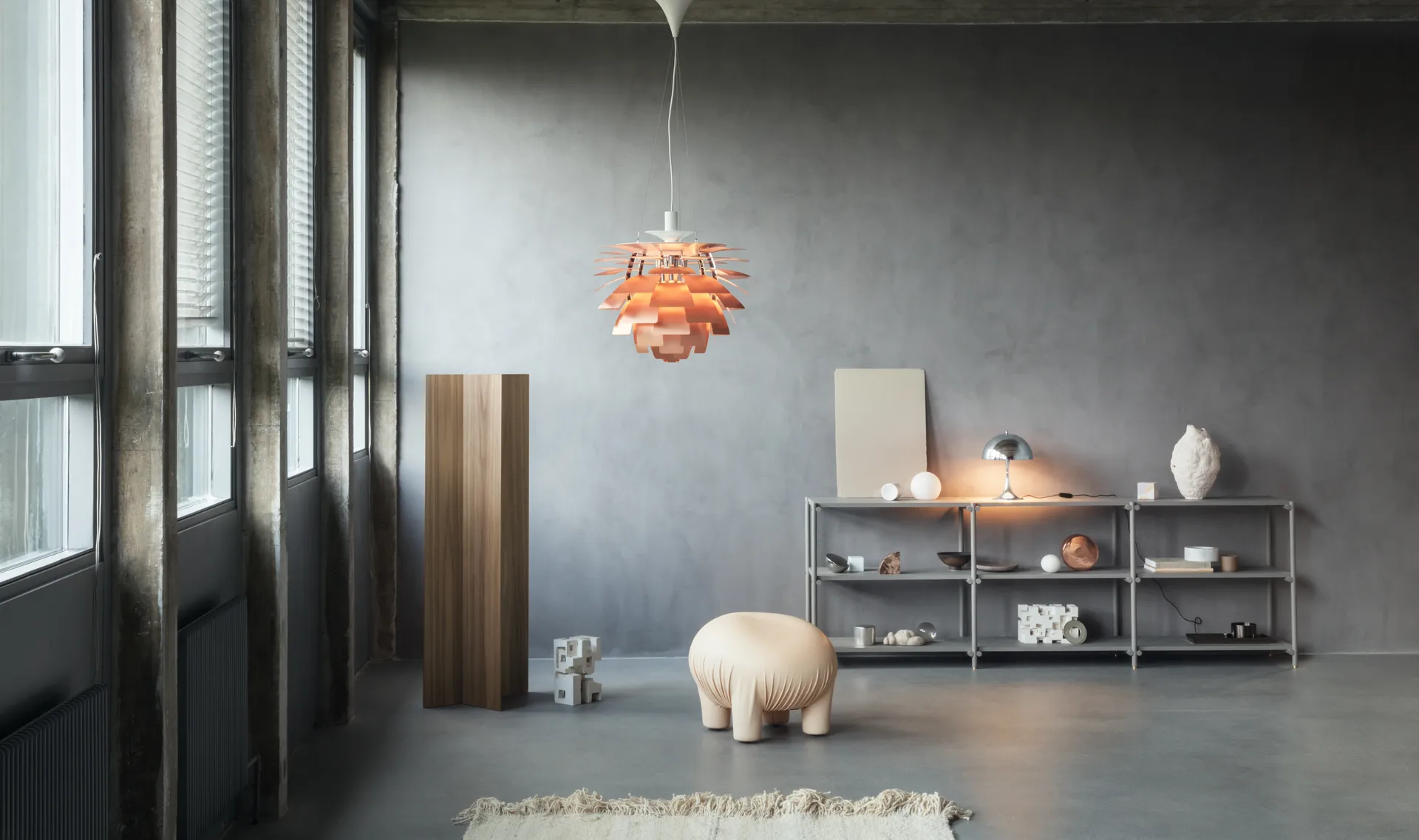 PH Artichoke pendel Ø48 cm, Koppar Louis Poulsen