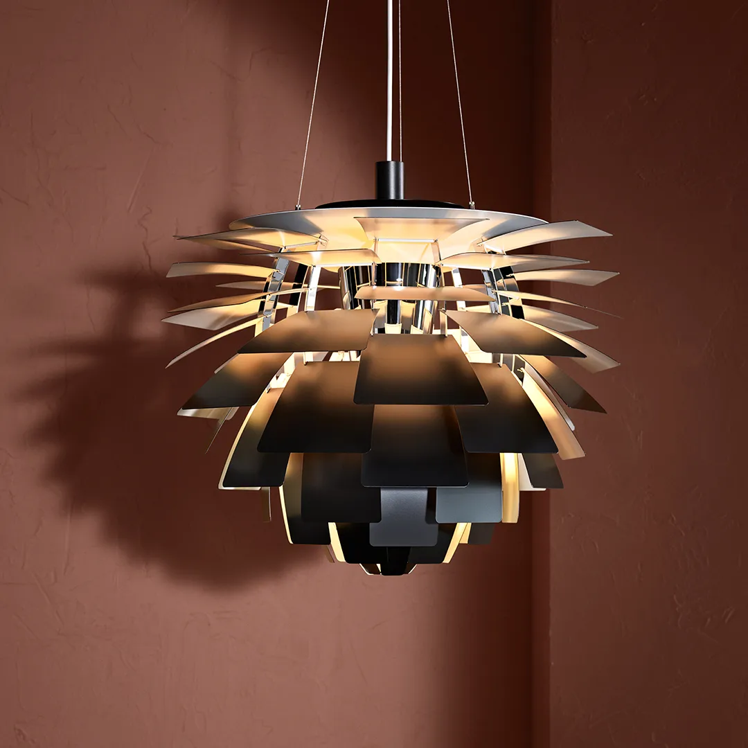 PH Artichoke pendel Ø48 cm, Svart Louis Poulsen