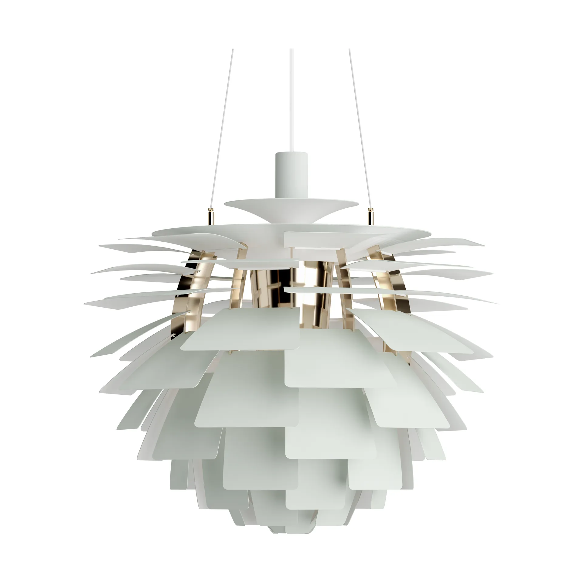 PH Artichoke pendel Ø60 cm, Dusty green-brass metallised Louis Poulsen