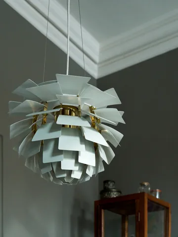 PH Artichoke pendel Ø60 cm - Dusty green-brass metallised - Louis Poulsen