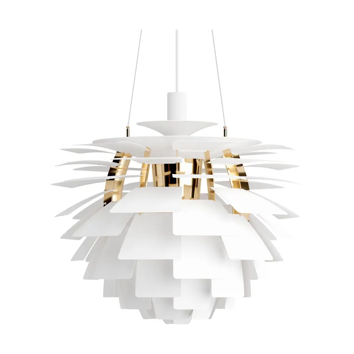 PH Artichoke pendel Ø60 cm - Soft white-brass metallised - Louis Poulsen