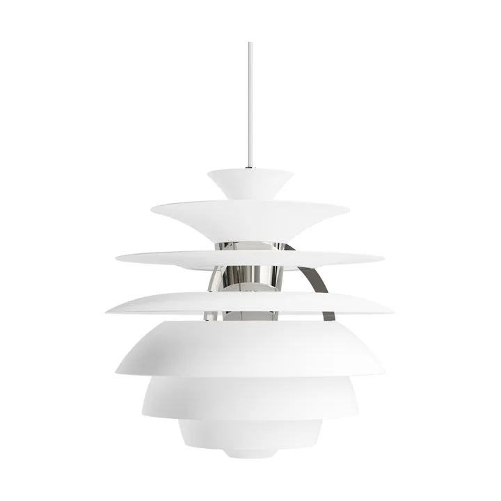 PH Snowball pendel E27 - Soft white-chrome - Louis Poulsen