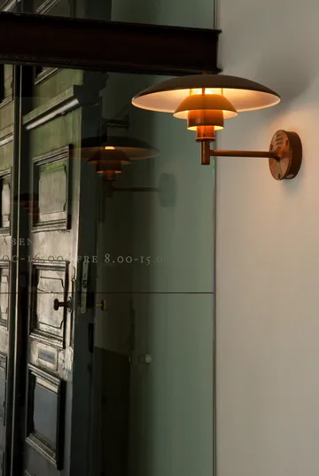 PH vägglampa - Brushed copper - Louis Poulsen