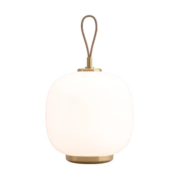 VL45 Radiohus portabel lampa Ø17,5 cm - Brass-pale rose glass - Louis Poulsen