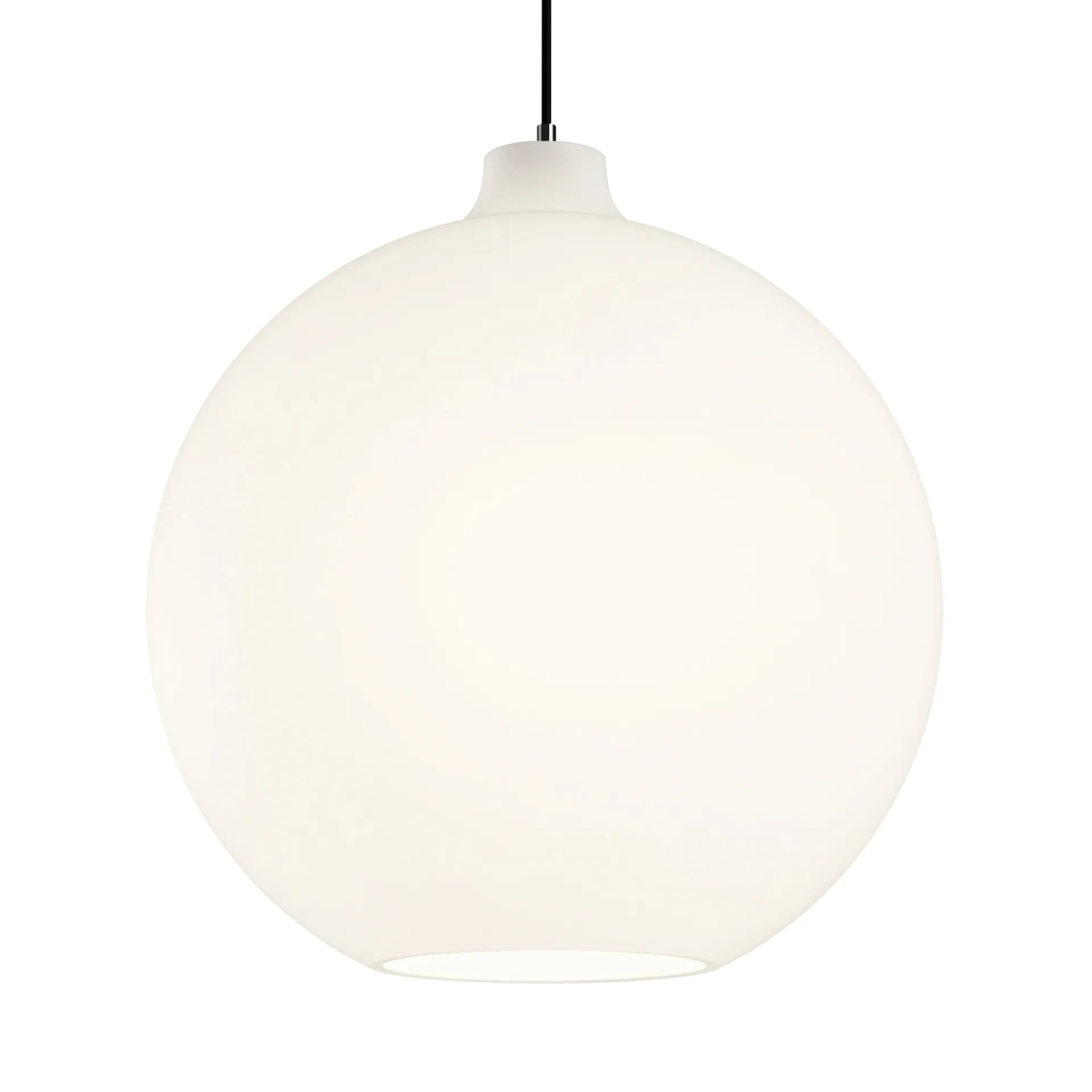 Wohlert pendel Ø35 cm, Vitt opalglas Louis Poulsen