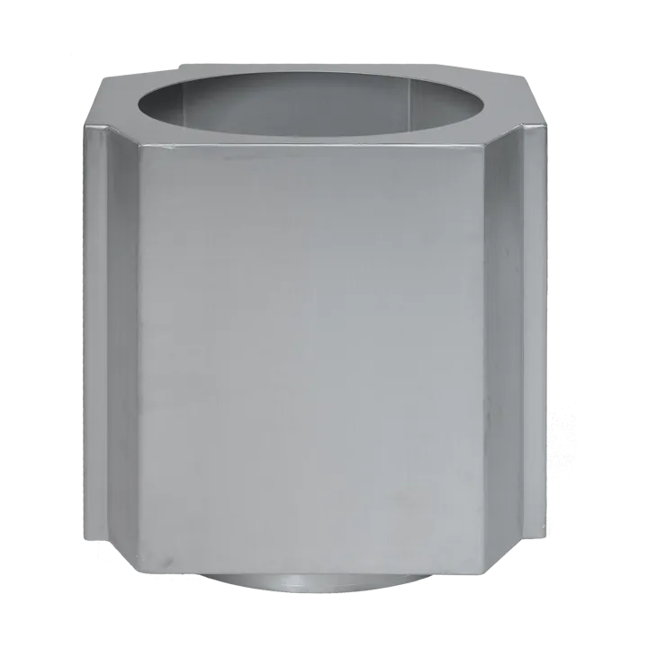 Funki kruka L 52 cm - Brushed Aluminium - Louise Roe