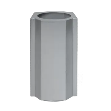 Funki kruka S 36 cm - Brushed Aluminium - Louise Roe