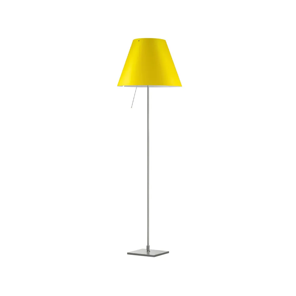 Costanza D13 t.i.f. golvlampa, Smart yellow Luceplan