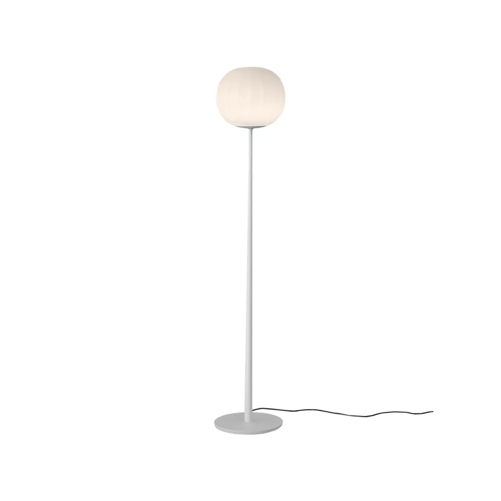 Lita golvlampa, ø30 cm, vitt stativ Luceplan