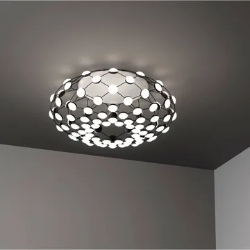 Mesh plafond - svart - Luceplan