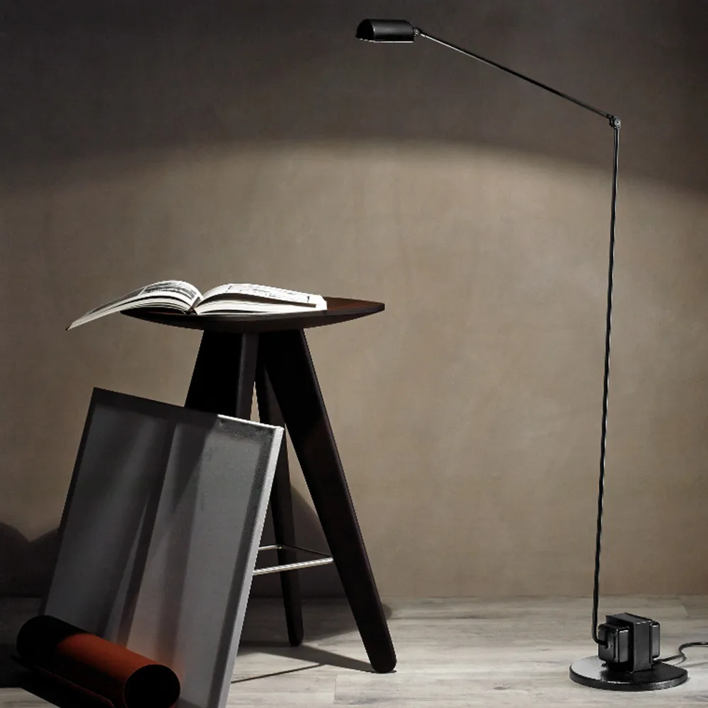 Daphine golvlampa, förnicklad Lumina