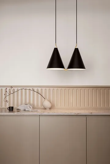 Mosaik II Side by Side 250 pendel - Black - LYFA