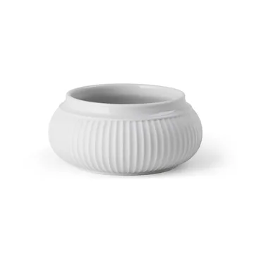 Curve blockljusstake Ø11 cm - Vit - Lyngby Porcelæn