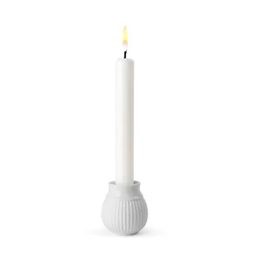 Curve ljusstake 7 cm - Vit - Lyngby Porcelæn