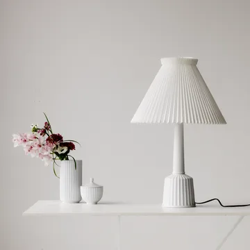 Esben klint bordslampa - vit, h.65 cm - Lyngby Porcelæn