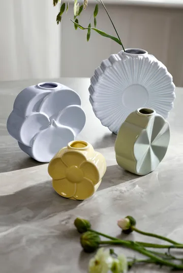 Flower vas - Prästkrage, 21 cm - Lyngby Porcelæn
