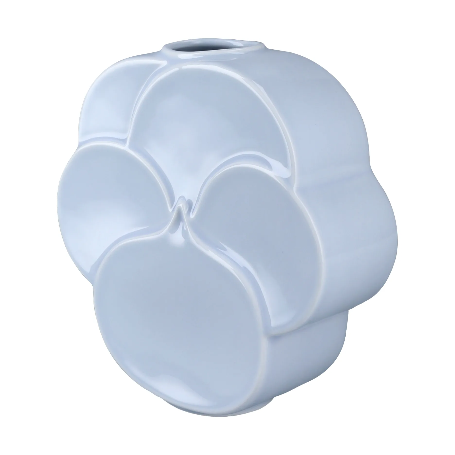 Flower vas, Styvmorsviol, 17 cm Lyngby Porcelæn