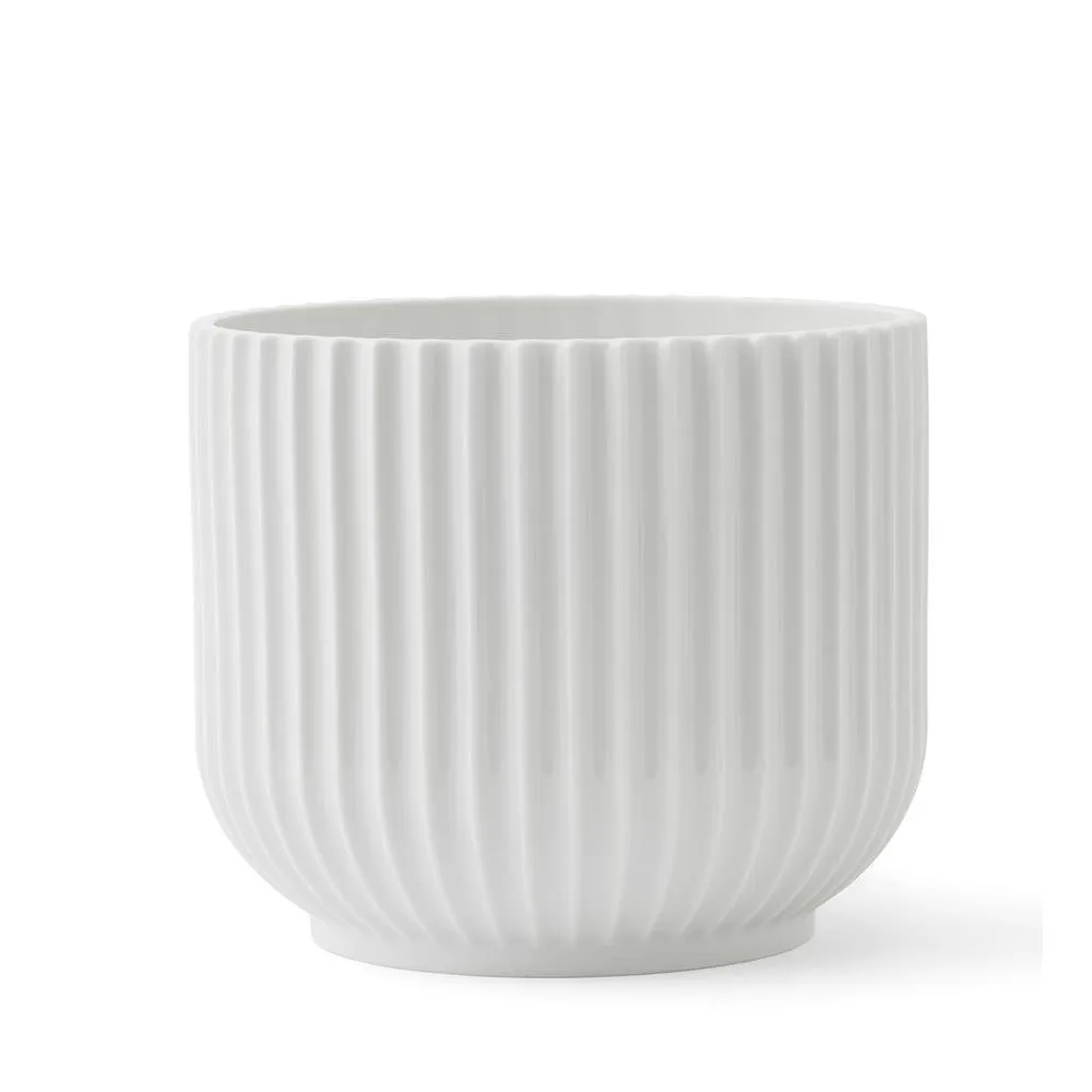 Lyngby blomkruka vit, Ø14,5 cm Lyngby Porcelæn