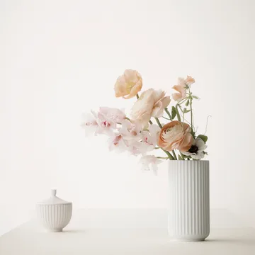 Lyngby bonbonniere vit - 12 cm - Lyngby Porcelæn