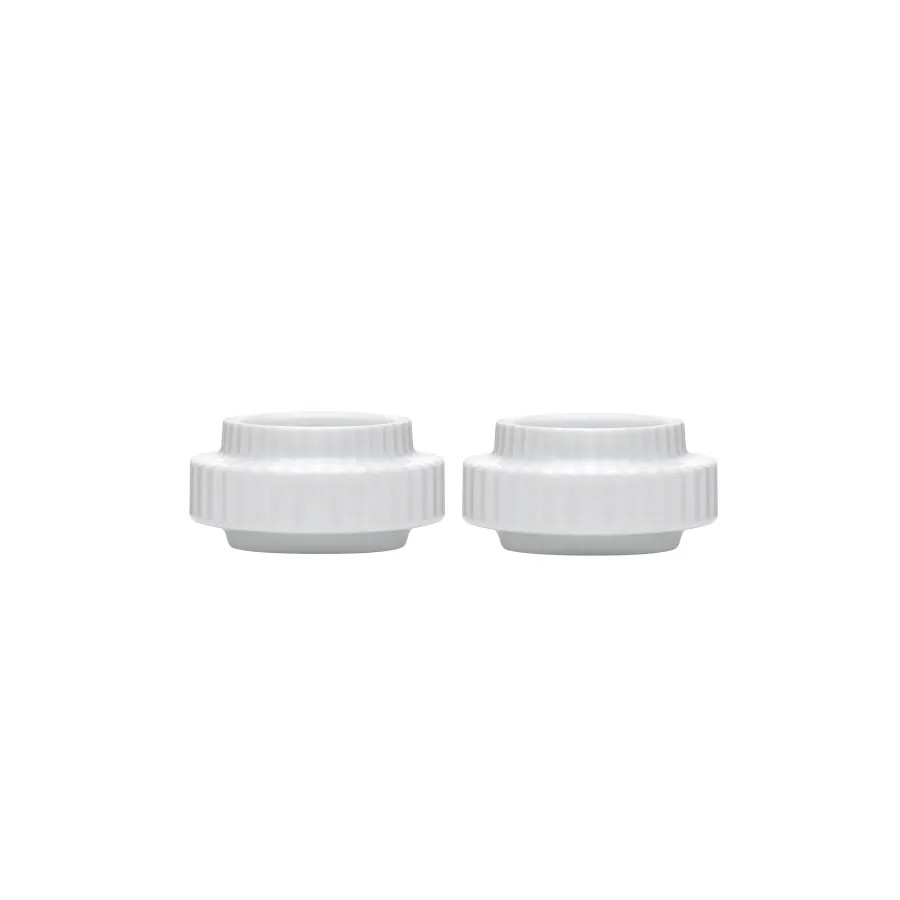 Lyngby ljuslykta Ø 6,5 cm 2-pack, vit Lyngby Porcelæn