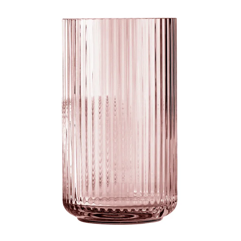 Lyngby vas glas burgundy, 38 cm Lyngby Porcelæn
