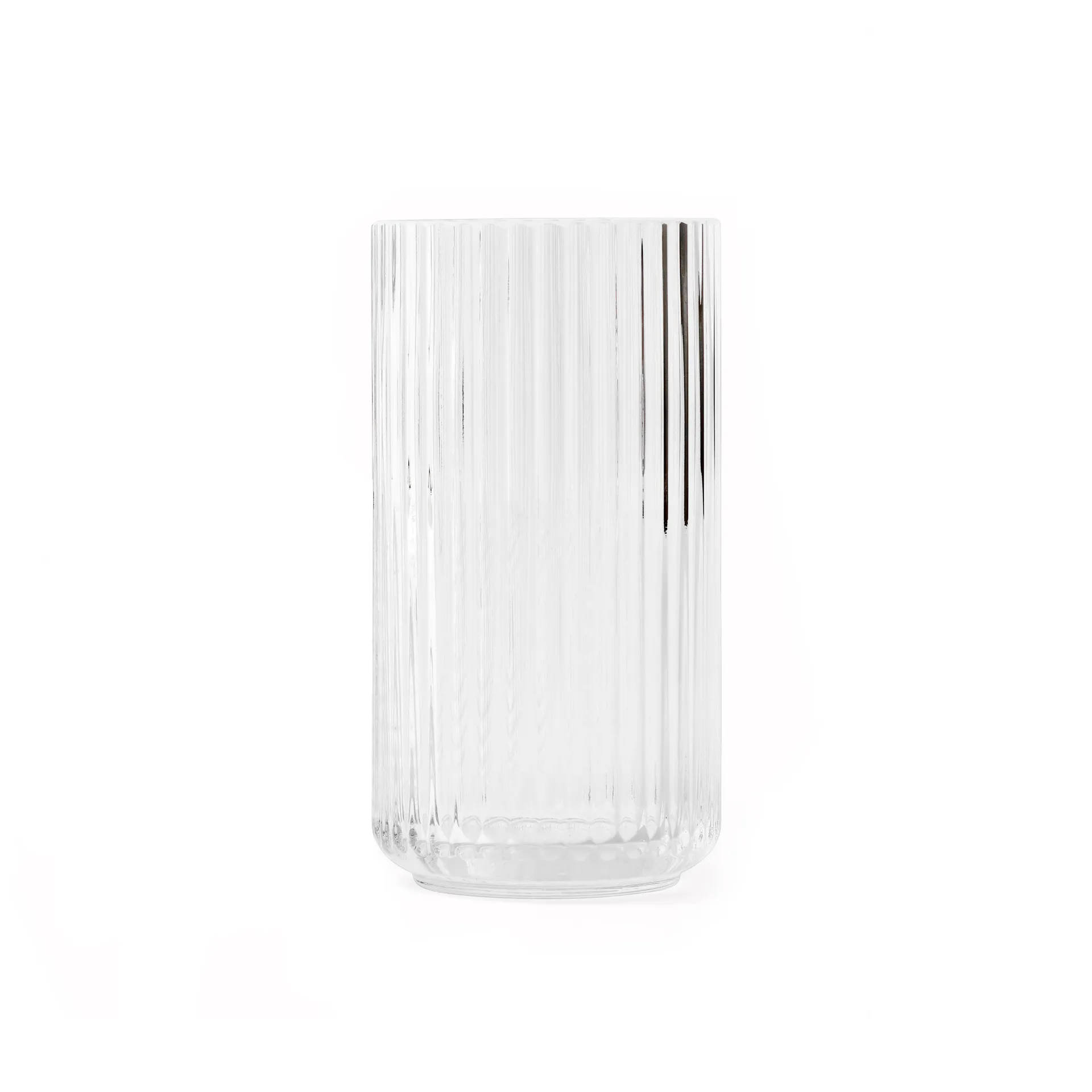 Lyngby vas glas klar, 20 cm Lyngby Porcelæn