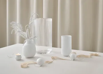Rhombe julkula Ø7 cm - Vit - Lyngby Porcelæn