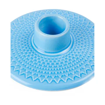 Rhombe ljusstake 3 cm - Blå - Lyngby Porcelæn