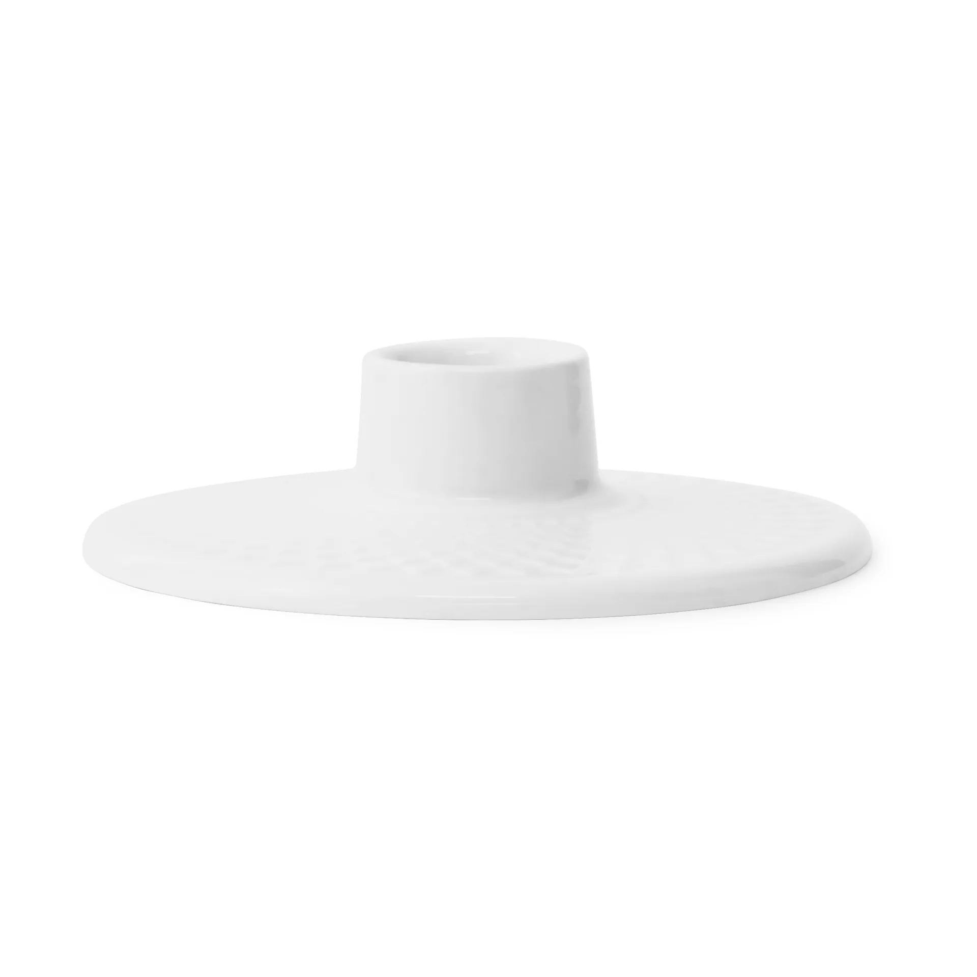 Rhombe ljusstake 3 cm, Vit Lyngby Porcelæn