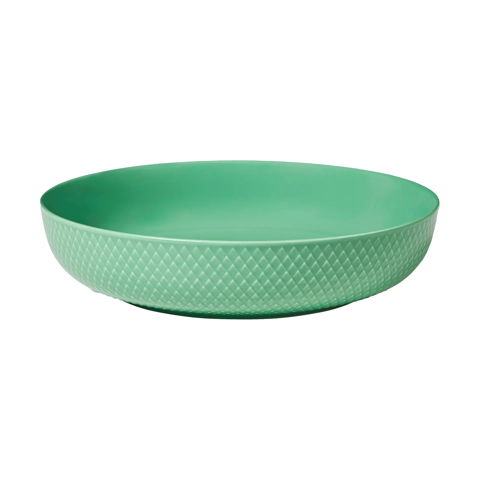 Rhombe Serveringsskål Ø28 cm, Grön Lyngby Porcelæn