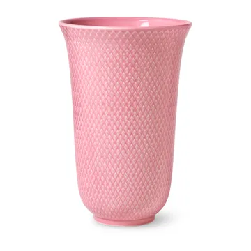 Rhombe vas 20 cm - Rosa - Lyngby Porcelæn