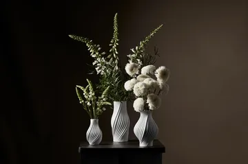 Twist vas 18 cm - Vit - Lyngby Porcelæn