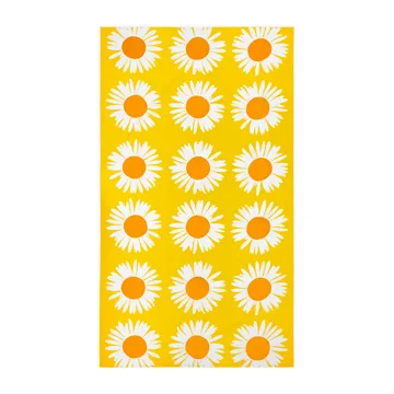 Auringonkukka duk 135x280 cm - Gul-vit - Marimekko