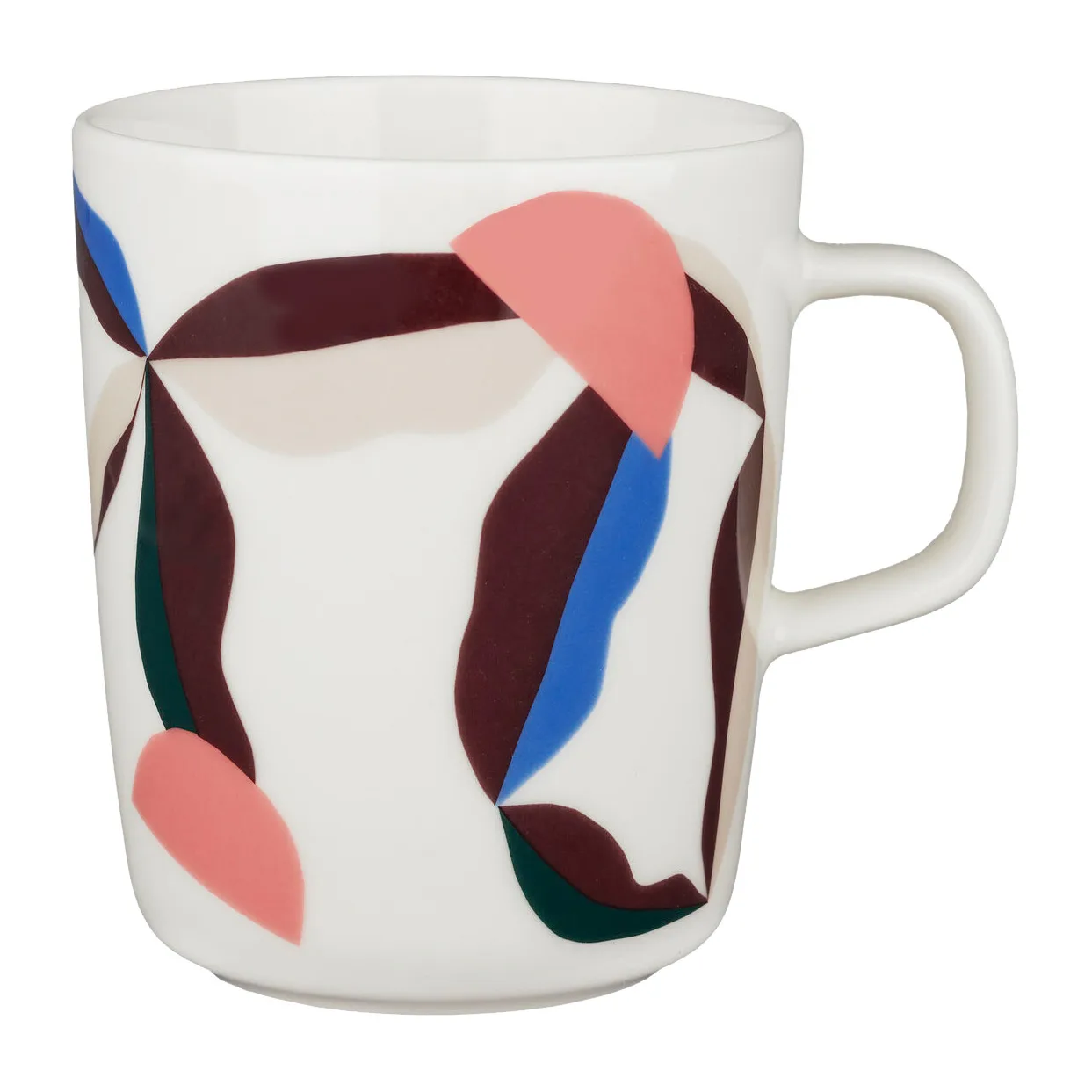 Berry kopp 25cl, White-blue-powder-darkwine Marimekko