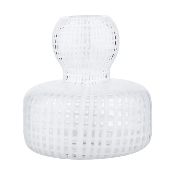 Flower vas Ø10 cm - Clear-white - Marimekko