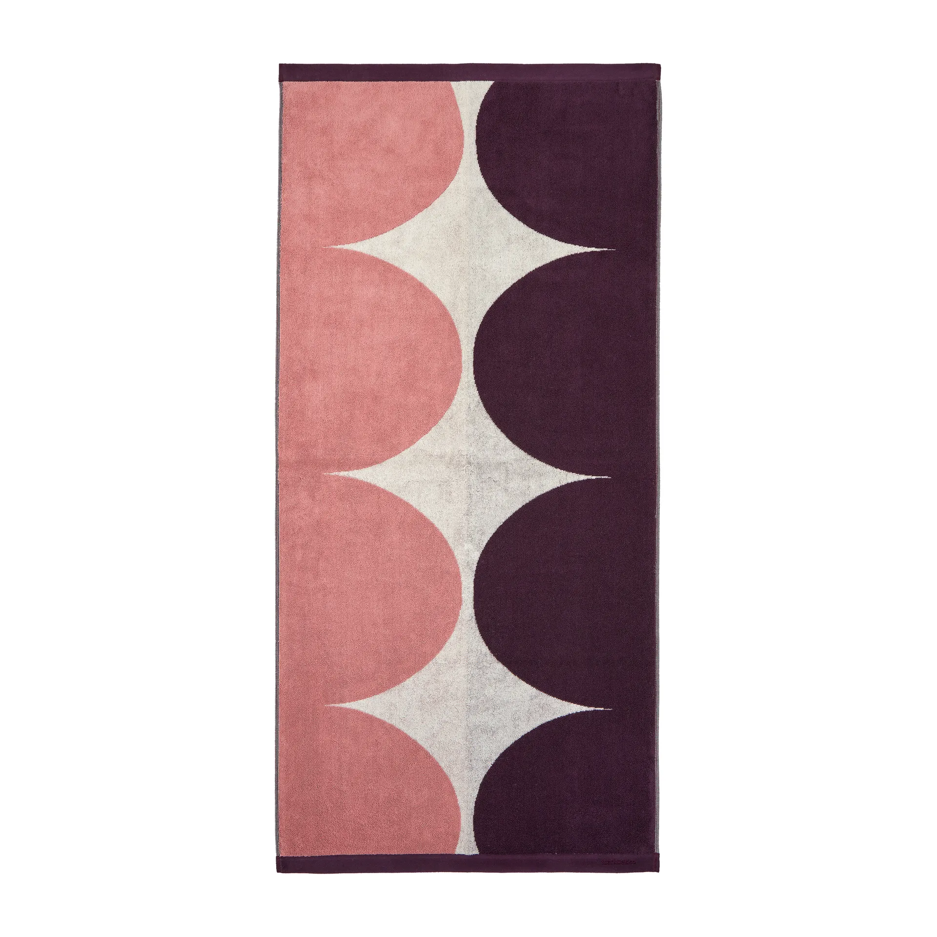 Härkä badlakan 150x70 cm, vit-rosa-röd Marimekko