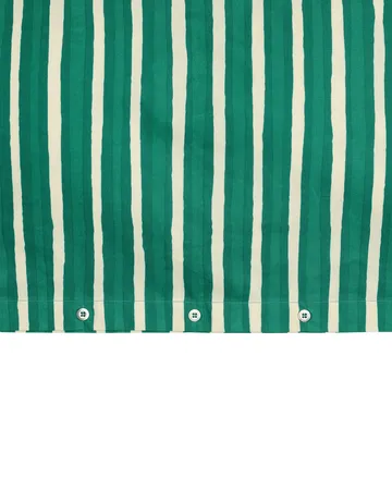 Iso Piccolo påslakan - Off white-emerald - Marimekko